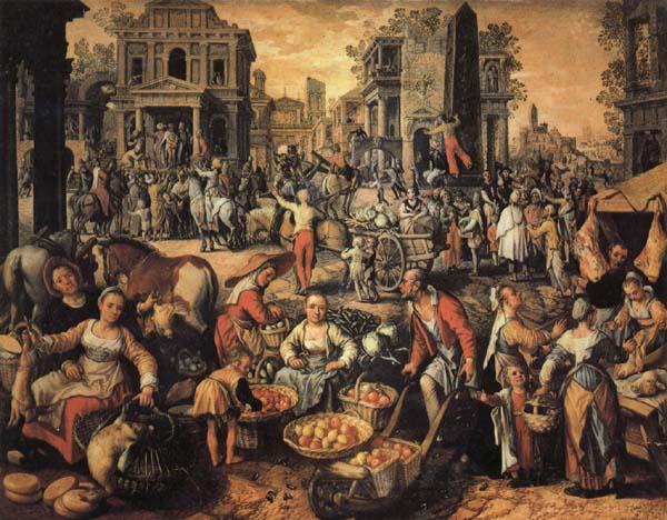 Joachim Beuckelaer Pilate Shows Jesus to the People oil painting picture